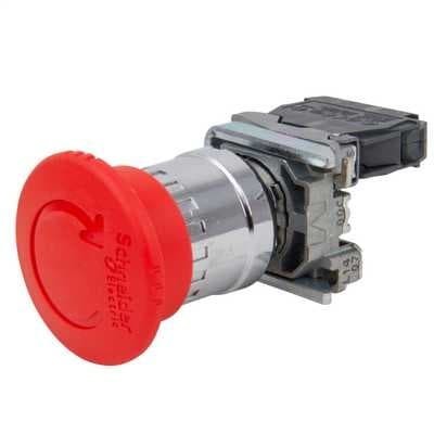 Emergency Stop Besi Schneider Tipe Latching Turn to Release XB4BS8442