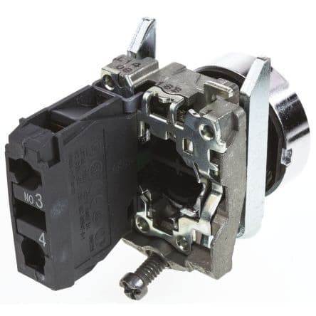 Push Button Besi Tipe Flush Schneider Hijau XB4BA31