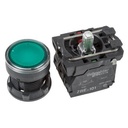 Push Button Lamp Plastik Schneider Hijau XB5AW33G5 110V-120V