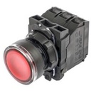 Push Button Lamp Plastik Schneider Merah XB5AW34B5 24V AC/DC
