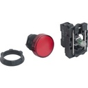 Pilot Lamp Plastik Schneider Merah XB5AVB4 24V AC/DC