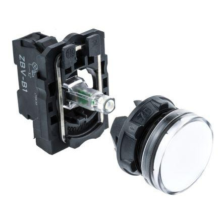 Pilot Lamp Plastik Schneider Putih XB5AVB1 24V AC/DC