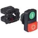 Push Button Plastik Schneider Double Headed XB5AL73415