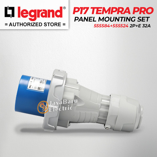 Legrand Paket 1 Set Plug Panel Mounting Socket 2P+E / 3 Pin 63A IP67
