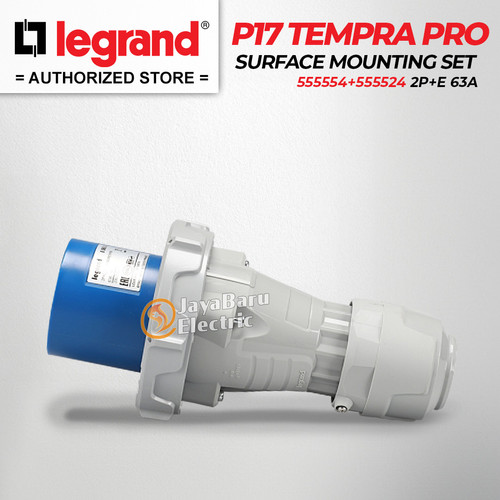Legrand Paket 1 Set Plug Surface Mounting Socket 2P+E / 3 Pin 63A IP67
