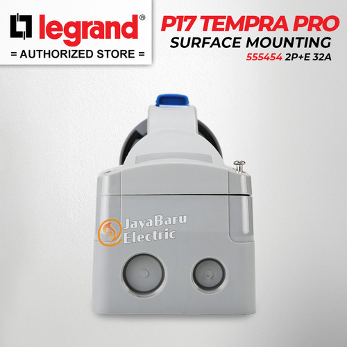 Legrand Surface Mounting Socket 2P+E / 3 Pin 32A P17 Tempra Pro 555454
