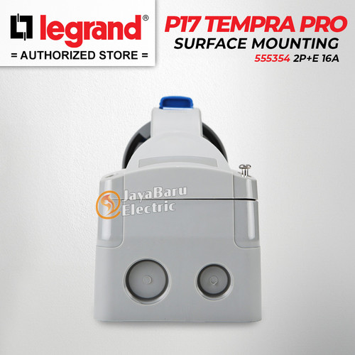 Legrand Surface Mounting Socket 2P+E / 3 Pin 16A P17 Tempra Pro 555354