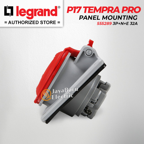 Legrand Panel Mounting Socket 3P+N+E / 5 Pin 32A P17 Tempra Pro 555289