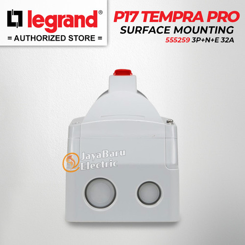 Legrand Surface Mounting Socket 3P+N+E / 5 Pin 32A P17 Tempra 555259