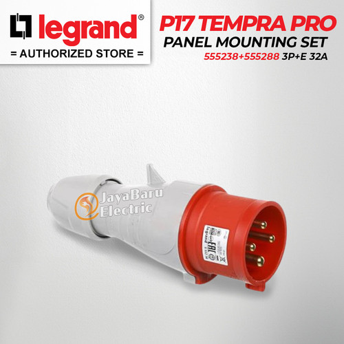 Legrand Paket 1 Set Plug Panel Mounting Socket 3P+E / 4 Pin 32A IP44