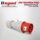 Legrand Straight Plug 3P+E / 4 Pin 32A P17 Tempra Pro 555238