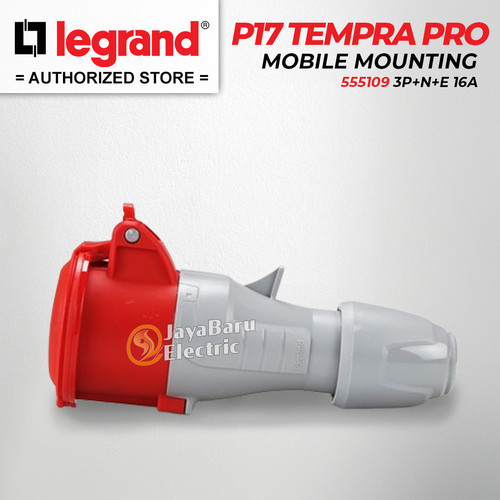 Legrand Mobile Mounting Socket 3P+N+E / 5 Pin 16A P17 Tempra 555109