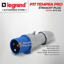 Legrand Straight Plug 2P+E / 3 Pin 32A P17 Tempra Pro 555234