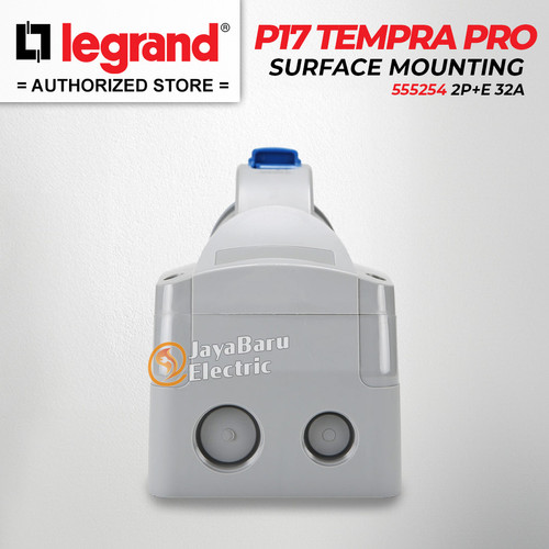 Legrand Surface Mounting Socket 2P+E / 3 Pin 32A P17 Tempra Pro 555254