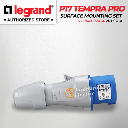 Legrand Paket 1 Set Plug Surface Mounting Socket 2P+E / 3 Pin 16A IP44
