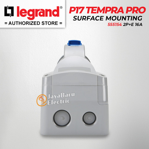 Legrand Surface Mounting Socket 2P+E / 3 Pin 16A P17 Tempra Pro 555154