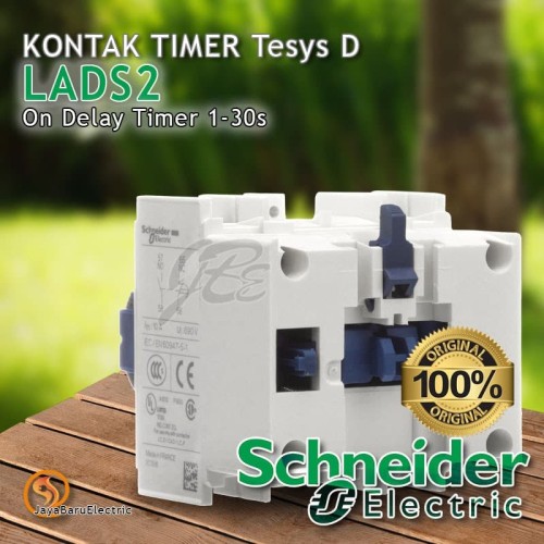Kontak Blok Tunda Waktu Hidup / Timer Schneider LADS2