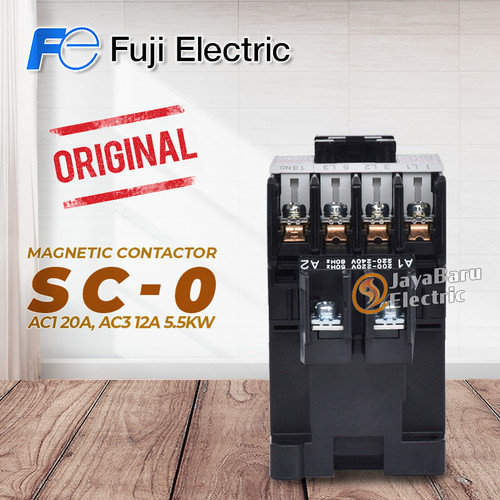 Kontaktor / Contactor Fuji SC-0 SC0 110V 220V 380V AC