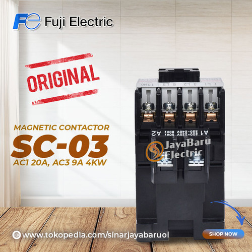 Kontaktor / Contactor Fuji SC-03 SC03 110V 220V 380V AC