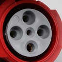 Legrand Mobile Mounting Socket 3P+E / 4 Pin 63A P17 Tempra Pro 555508