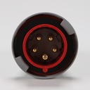 Legrand Straight Plug 3P+N+E / 5 Pin 32A P17 Tempra Pro 555439