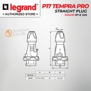 Legrand Straight Plug 3P+E / 4 Pin 32A P17 Tempra Pro 555438