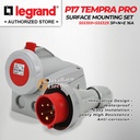 Legrand Paket Set Plug Surface Mounting Socket 3P+N+E / 5 Pin 5Pin 16A IP67 P17 Tempra Pro 555359 555329
