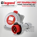 Legrand Paket 1 Set Plug Panel Mounting Socket 3P+E / 4 Pin 4Pin 16A IP67 P17 Tempra Pro 555388 555328