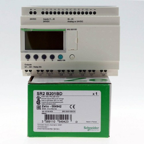 Smart Relay Schneider Zelio Logic SR2B201BD 24VDC