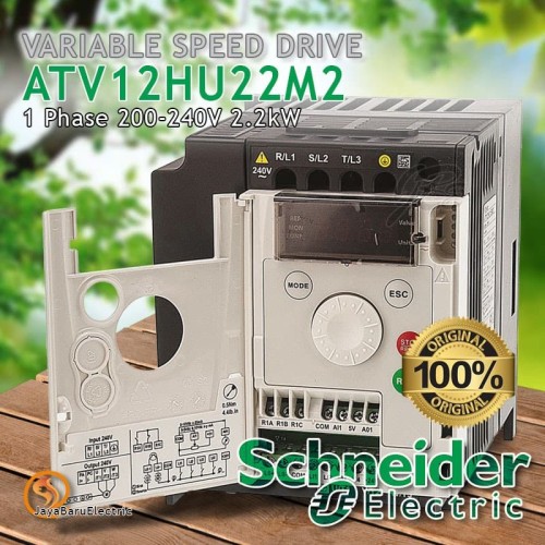 Inverter Schneider Variable Speed Drive ATV12HU22M2 2.2kW 1P 220V