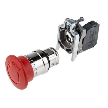 Emergency Stop Besi Schneider Tipe Latching Turn to Release XB4BS8442