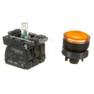 Push Button Lamp Plastik Schneider Kuning XB5AW35B5 24V AC/DC