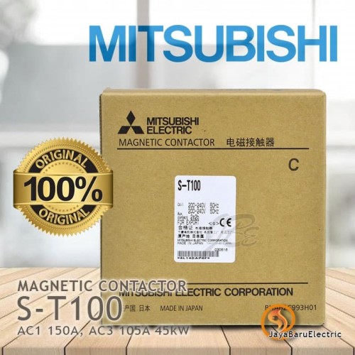 Kontaktor / Contactor Mitsubishi S-T100 ST100 110V 220V 380V AC Coil