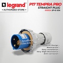 Legrand Straight Plug 2P+E / 3 Pin 3Pin 63A IP67 P17 Tempra Pro 555524