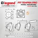 Legrand Panel Mounting Socket 2P+E / 3 Pin 32A P17 Tempra Pro 555484