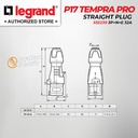 Legrand Straight Plug 3P+N+E / 5 Pin 32A P17 Tempra Pro 555239