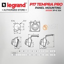 Legrand Panel Mounting Socket 3P+E / 4 Pin 32A P17 Tempra Pro 555288