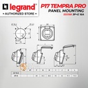 Legrand Panel Mounting Socket 3P+E / 4 Pin 16A P17 Tempra Pro 555188