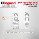 Legrand Straight Plug 2P+E / 3 Pin 32A P17 Tempra Pro 555234