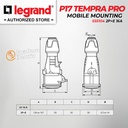 Legrand Mobile Mounting Socket 2P+E / 3 Pin 16A P17 Tempra Pro 555104