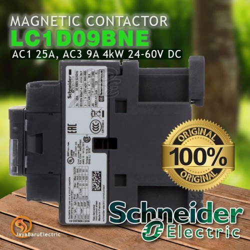 Kontaktor Contactor Schneider LC1D09BNE LC1D09 24V-60V AC/DC