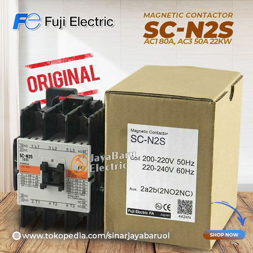 Kontaktor / Contactor Fuji SC-N2S SCN2S 110V 220V 380V AC Coil