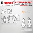 Legrand Paket 1 Set Plug Panel Mounting Socket 3P+E / 4 Pin 4Pin 32A IP67 P17 Tempra Pro 555488 555438