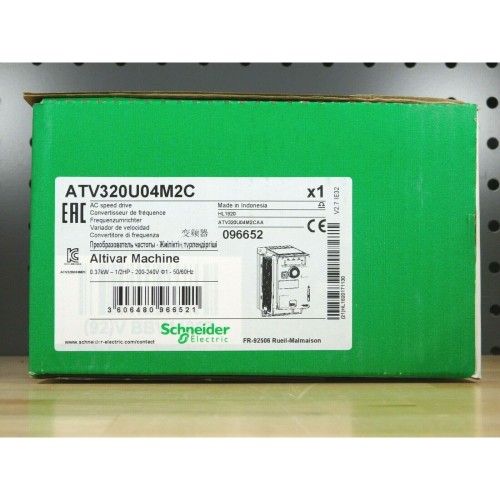 Inverter Schneider Variable Speed Drive ATV320U04M2C 0.37kW 1P 220V