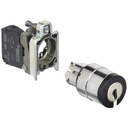 Key Switch Besi Tipe 2 Posisi Stay Put Cabut Kiri Schneider XB4BG21