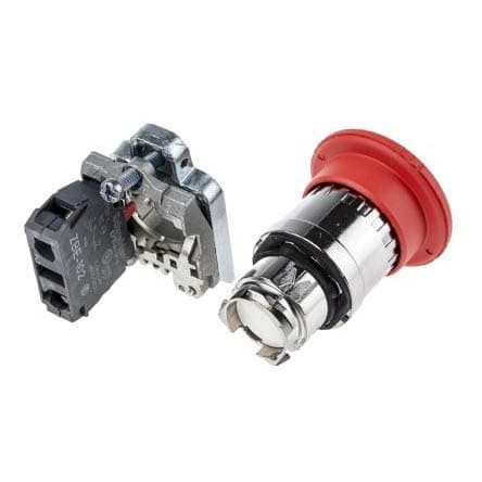 Emergency Stop Besi Schneider Tipe Latching Turn to Release XB4BS8442