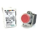 Push Button Besi Tipe Booted Schneider Merah XB4BP42