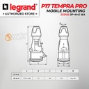 Legrand Mobile Mounting Socket 3P+N+E / 5 Pin 16A P17 Tempra 555109
