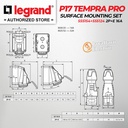 Legrand Paket 1 Set Plug Surface Mounting Socket 2P+E / 3 Pin 16A IP44