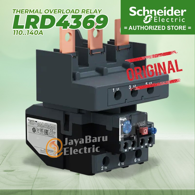 SCHNEIDER Thermal Overload Relay LRD4369 110-140A